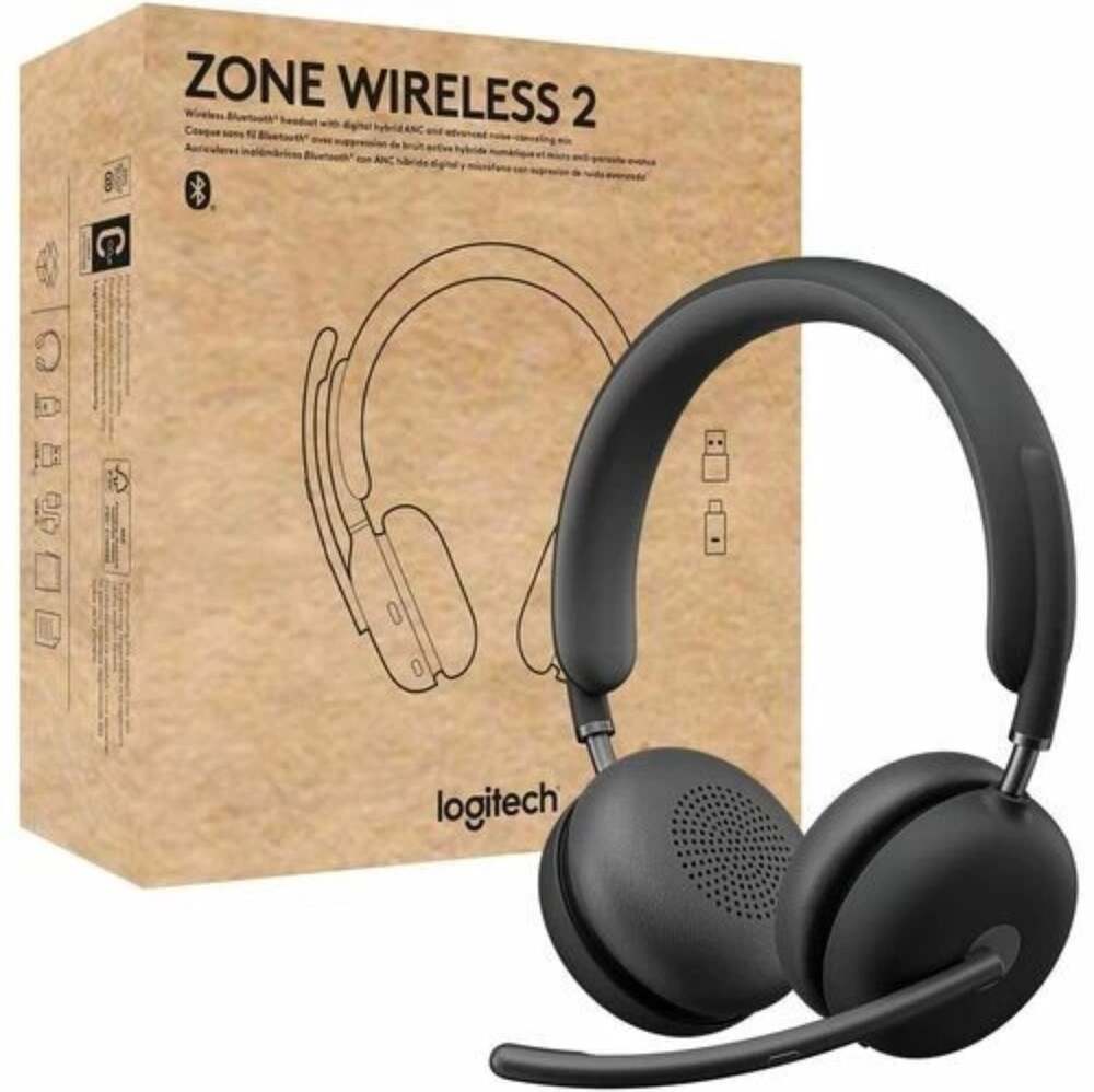 Logitech Zone Wireless 2 UC Headset, Graphite